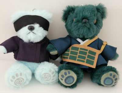 JUJUグッズセット Jujutsu Kaisen 0 suguru Geto & Satoru Gojo mini Juju Bear Plush