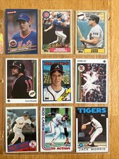 1980s Vintage MLB Lot Six Rookie Cards 
