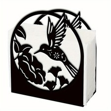 1pc Iron Napkin Holder Hux1.3mmingbird 125x50x135x1.3mm Craft storage