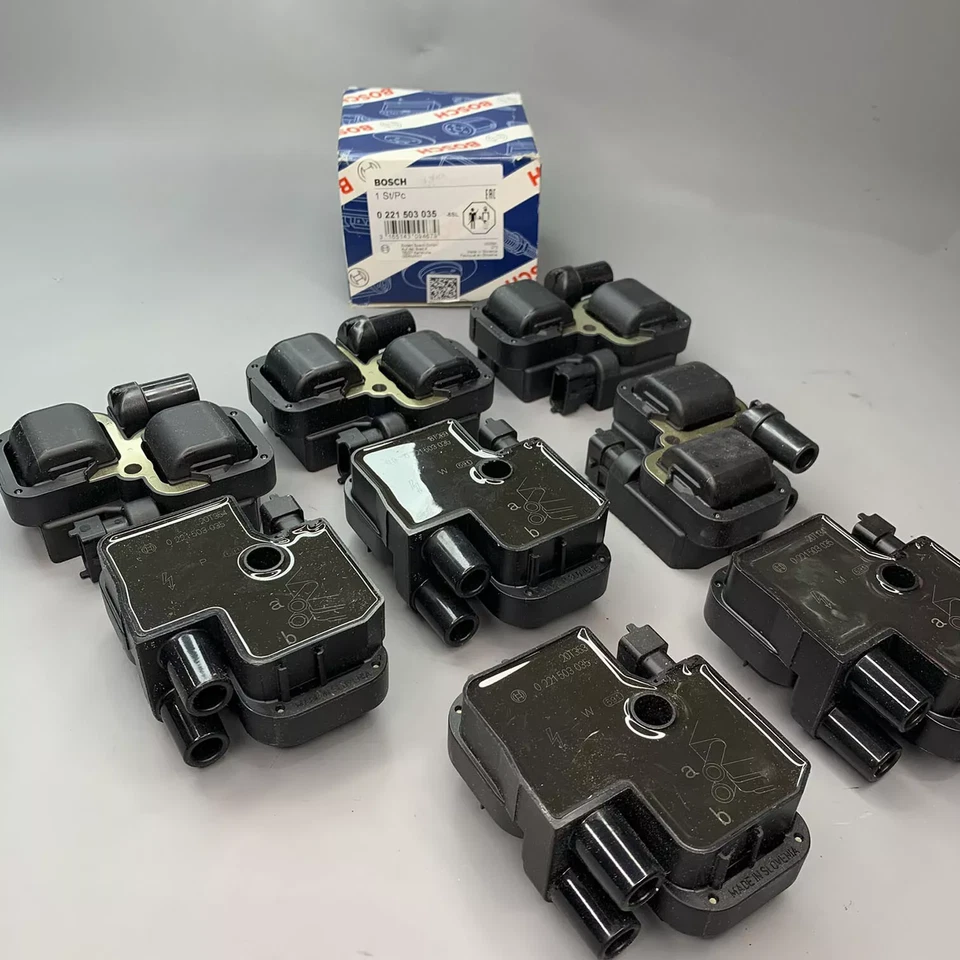Bobina de encendido BOSCH 8 piezas para Mercedes-Benz C CL CLK ML S Clase 0221503035 UF359 Foto 2 de 4