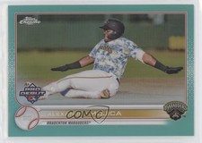 2022 Topps Pro Debut Chrome Aqua Refractor 56/75 Alexander Mojica #PDC-43 0h29