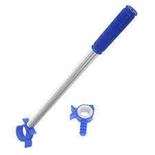  1 Set Drapery Pull Rod: Window Opener Pole for Skylights and Blinds - Push-Pull