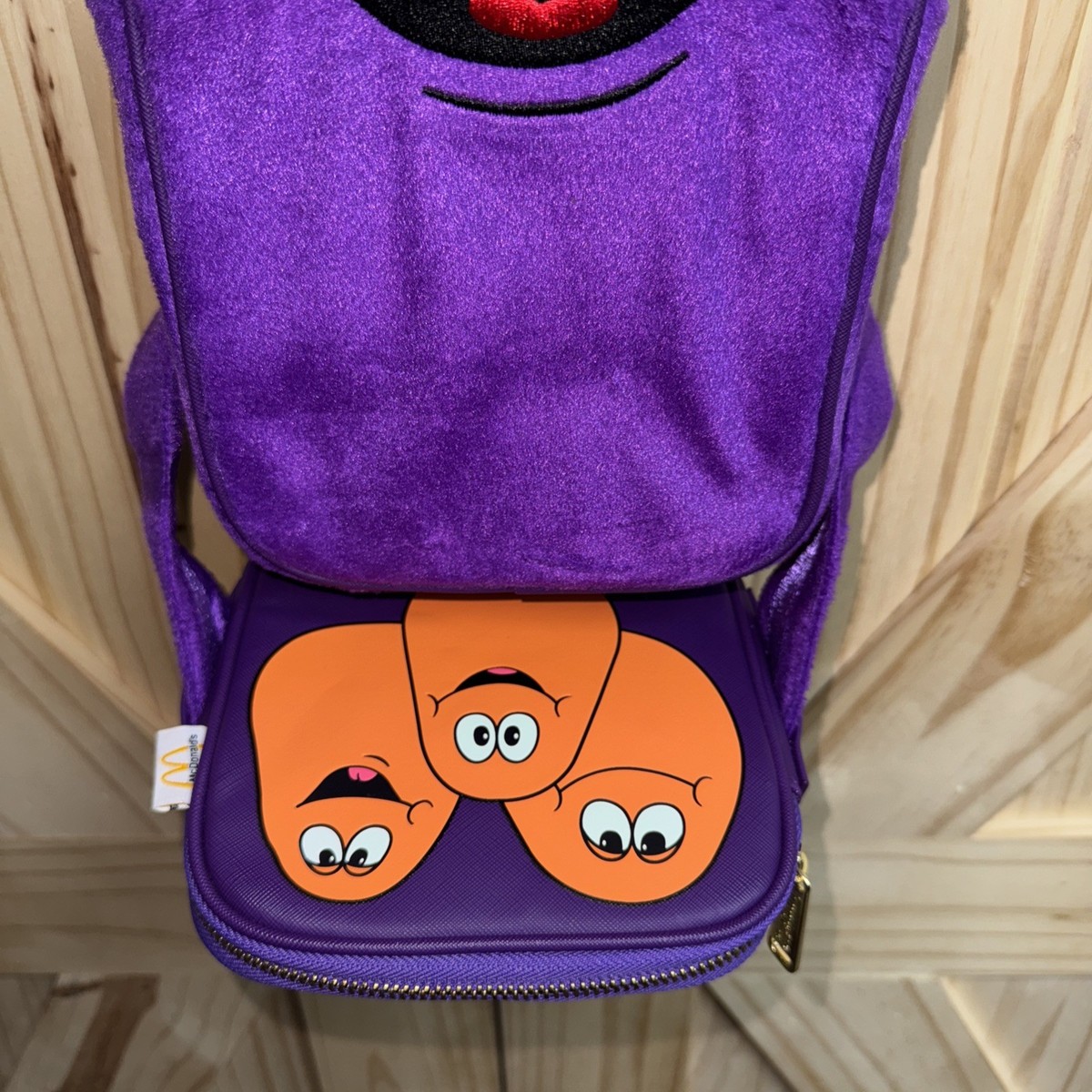 loungefly マクドナルド　Grimace バックパック McDonald Loungefly x McDonalds Grimace Cosplay Crossbody Bag – GeekCore