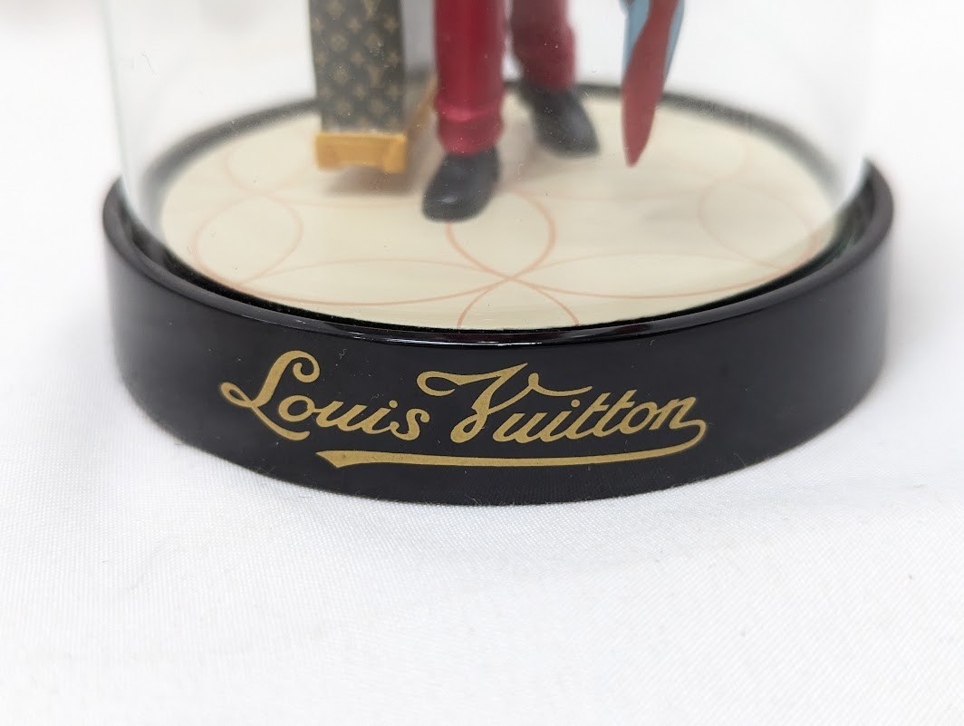 Louis Vuitton ベルボーイ人形 ガラスドーム付き LOUIS VUITTON Bellboy Glass Snow Globe Dome M99551 VIP Limited