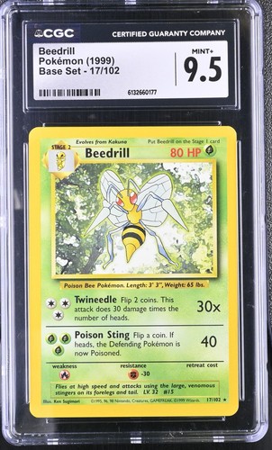 Beedrill graded CGC 9.5 for sale on eBay
