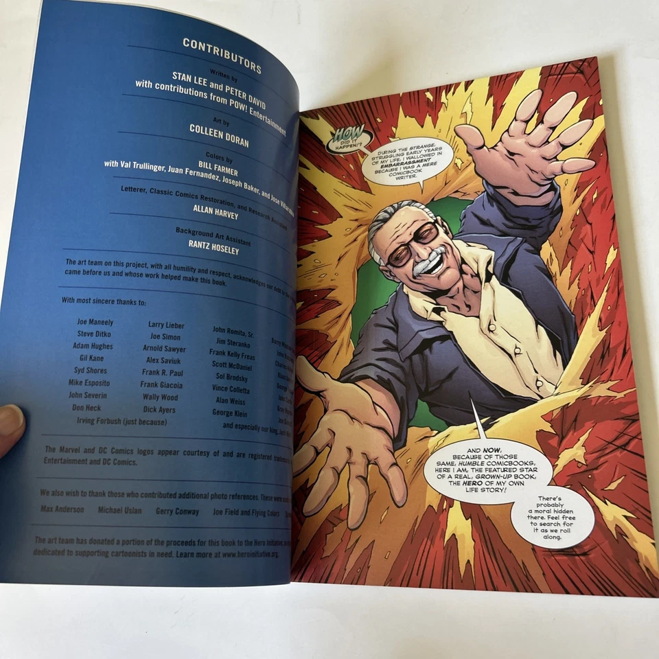 Marvel Comic Amazing Fantastic Incredible: A Marvelous Me-Stan Lee- #1 NY Times Foto 4 de 4