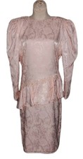 VINTAGE MICHAEL MARCELLA LTD BARBARA CHODOS PALE PINK FANCY DRESS SIZE 10