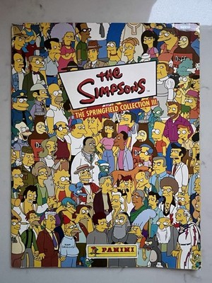 THE SIMPSONS SPRINGFIELD COLLECTION III PANINI STICKER ALBUM 2002 (FAST LEER)