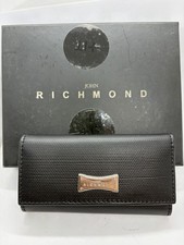 Portachiavi John Richmond Pelle Nero