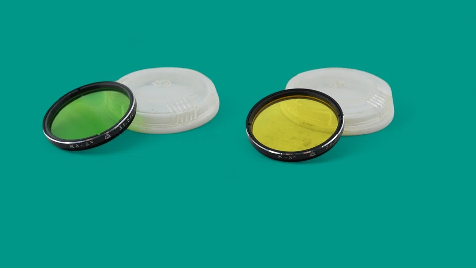 2 pcs LZOS photo filters JZ-2x and J-2x for lens m35.5 mount for Industar 50-2 - Image 2 of 4