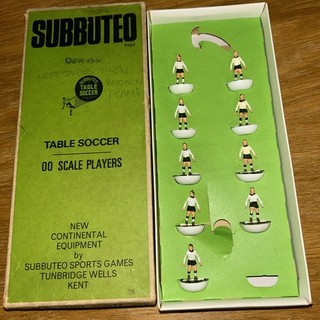 Subbuteo heavyweight stamped Box NEW DERBY COUNTY Football 1970s Named