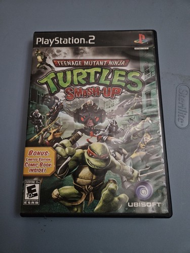 Jeu PS2 Teenage Mutant Ninja Turtles Smash Up - Version FR - Bon état Complet