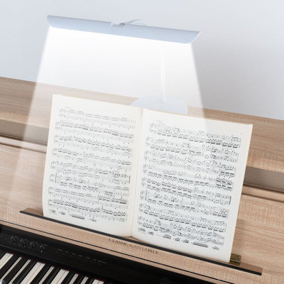 LED Piano Leuchte Dimmer Touch Sensor Klavier Lampe Tisch Licht warmweiß Weiß