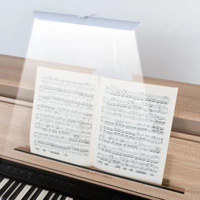 LED Piano Leuchte Dimmer Touch Sensor Klavier Lampe Tisch Licht warmweiß Weiß - Bild 1 von 4