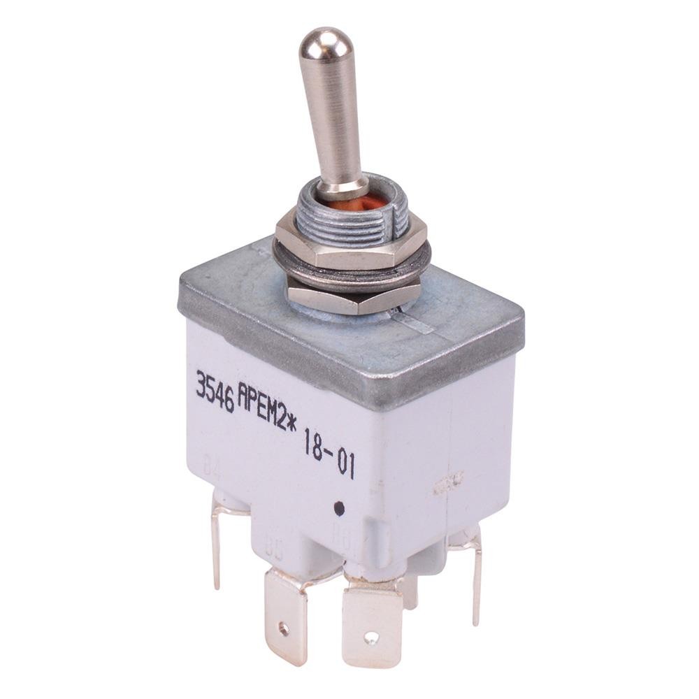 3546-031N002 On-On High Performance 12mm Toggle Switch DPDT APEM