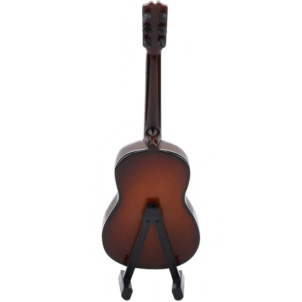 Mini chitarra modello con supporto in legno foto 5