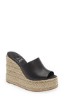 100% AUTH NEW WOMEN LOUBOUTIN ARIELLA PLATFORM WEDGE ESPADRILLE SANDALS US 10 — photo 1