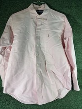 Polo Ralph Lauren Yarmouth Oxford Button Down Shirt Men's 16.5 / 35 Pink Cotton