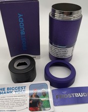 Frost Buddy Purple Glitz Universal Buddy Can Cooler Tumbler New