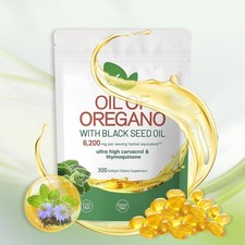 Oil of Oregano with Black Seed Oil Softgels 6...