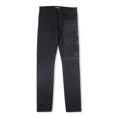 Dior Homme Herren Skinny Mona Lisa Jeans Schwarz Stretch Denim Größe 29 UVP 685