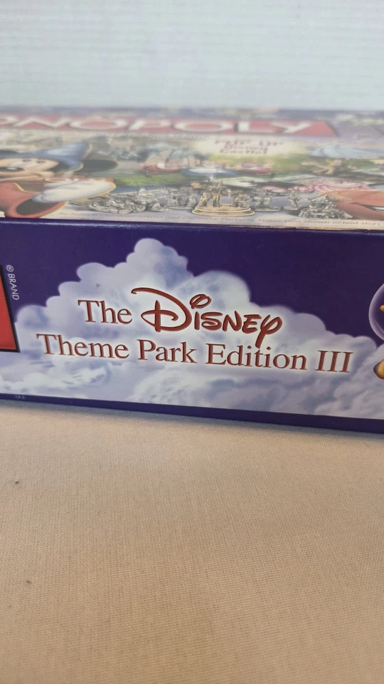 Monopoly Disney Theme Park Edition III Pop-Up Castle Board Game Open Box - image 4 of 4
