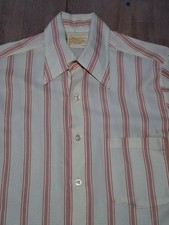 Vintage 70s Van Heusen Shirt Mens Med Button ...