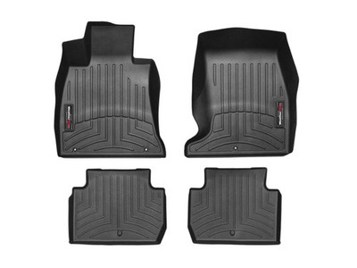 WeatherTech FloorLiner for 2018-2023 Kia Stinger - 1st & 2nd Row, Black