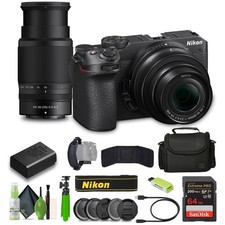 Nikon Z30 Mirrorless Camera with 16-50mm and 50-250mm Lenses 1743 Bundle