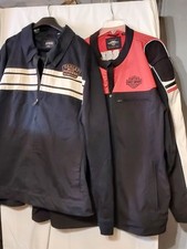 Harley Davidson Men's Softshell And Cotton Jackets Lot Of 2 Size 4XL