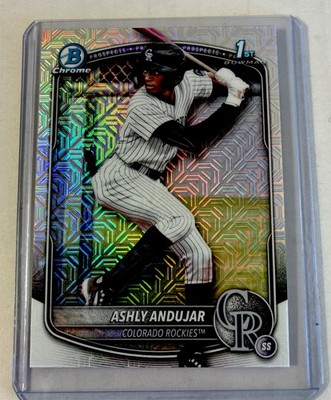 2025 Bowman - Chrome Prospects Ashly Andujar #BCP-20 Mojo Refractor (RC)