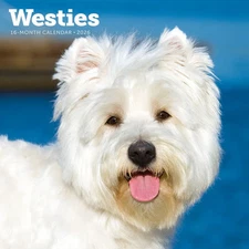 Carousel Calendars,  Westies 2026 Wall Calendar, 12'' X 12'', 16-Month Calendar