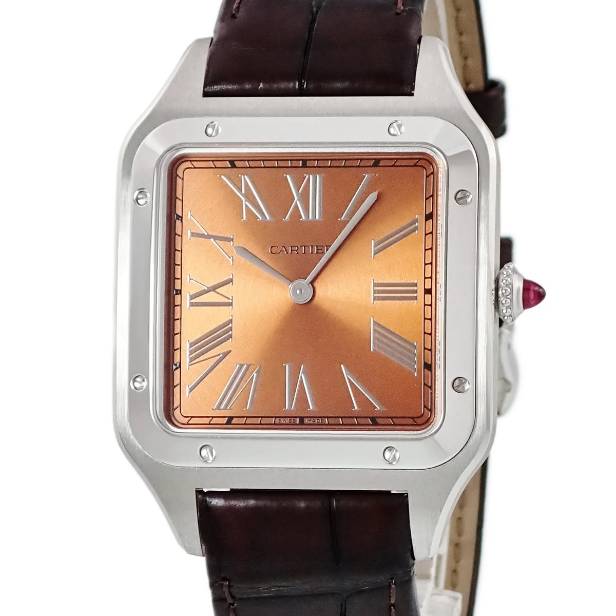 Cartier Santos WGSA0113 Platinum #HDW1857