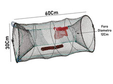 Nassa Tonda Inganno Professionale Pesca Granchi Blu Pesci Rete Trappola