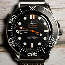 2025 OMEGA Seamaster Diver 300M Black & Orange Dial Watch 210.30.42.20.01.018