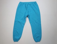 Vtg 70s 80s Streetwear Womens Large Faded Blank Gusset Sweatpants Joggers USA