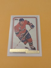 Stephane LeBeau 92-93 Topps Gold Parallel Card Montreal Canadiens 