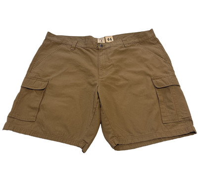RedHead Men's Brown Cargo Outdoor Shorts Cotton Inseam 10'' Size 44