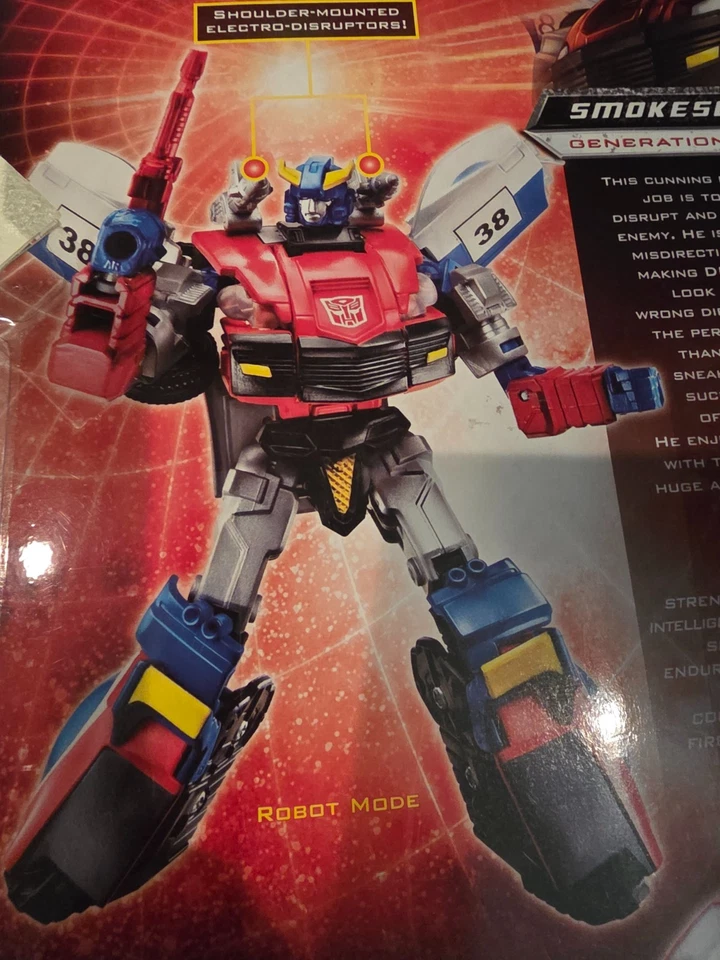 NEW SEALED Transformers Universe Deluxe Class Smokescreen Nissan 350Z EXCELLENT - Image 4 of 4