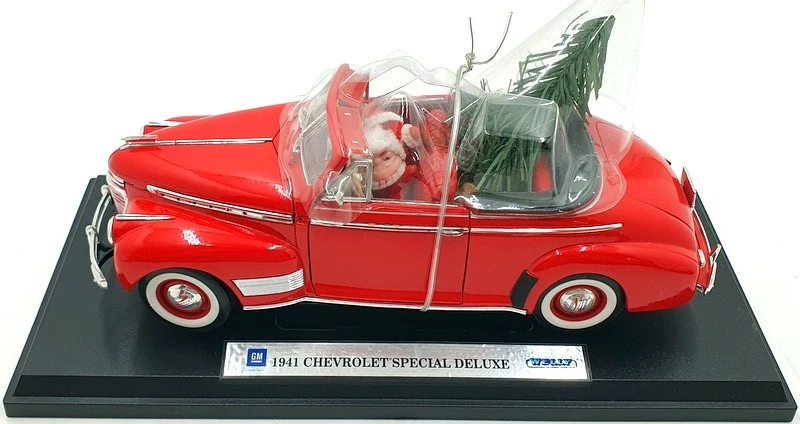 Welly 1/18 Scale Diecast 19862 - 1941 Chevrolet Special Deluxe Christmas - Image 3 of 4