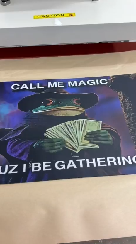 MAGIC MEME Playmat for TCG- FUNNY ,MTG Playmat , Anti Slip MADE IN