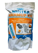 PROPAC WINTER WARMUP KIT (KNIT GLOVES-TUBE SOCKS-KNIT CAP-BLANKET-HAND WARMERS)