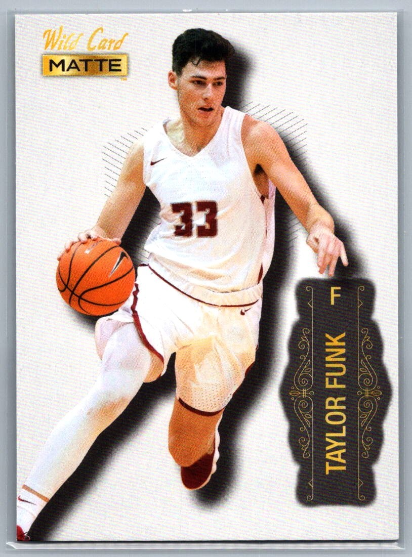 2022 Wild Card Matte #MB-68 Taylor Funk
