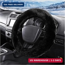 Car Fuzzy Steering Wheel Cover 15 Inch Fluffy Soft Steering Wheel Protector For Car Fuzzy Steering Wheel Cover 15 Inch Fluffy Soft Steering Wheel Protector For