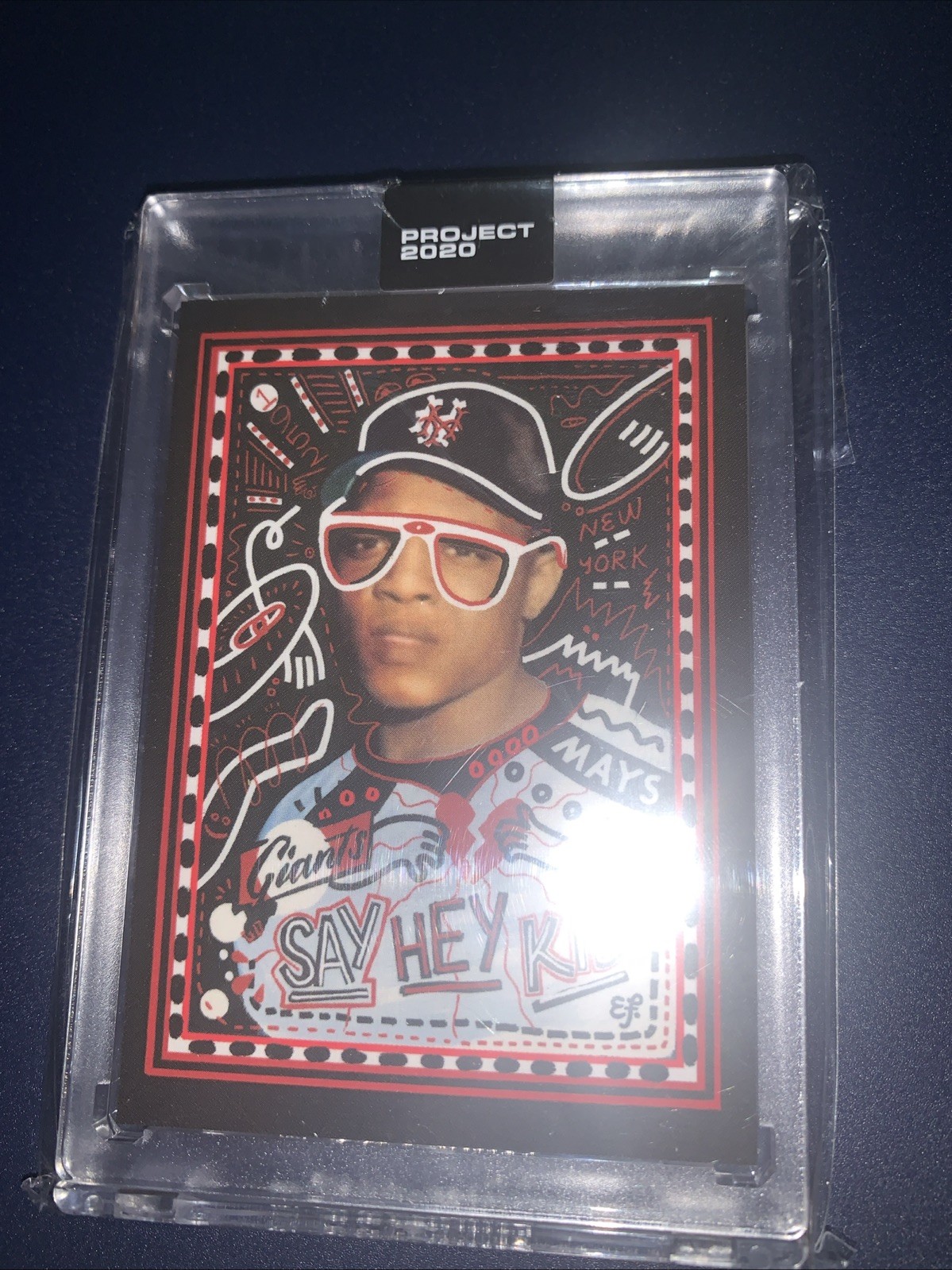 2020 Topps Project 2020 - 1952 Topps Willie Mays #27 Efdot /1480