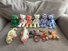 Ty Beanie Babies Lot 9 With Tags Good Condition