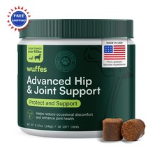 Wuffes Advanced Dog Hip and Joint Supplement with Glucosamine Chondroitin Omega