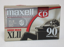 Maxell XLII 90 Audio Cassette Tape Type II High Bias Sealed Blank Tape
