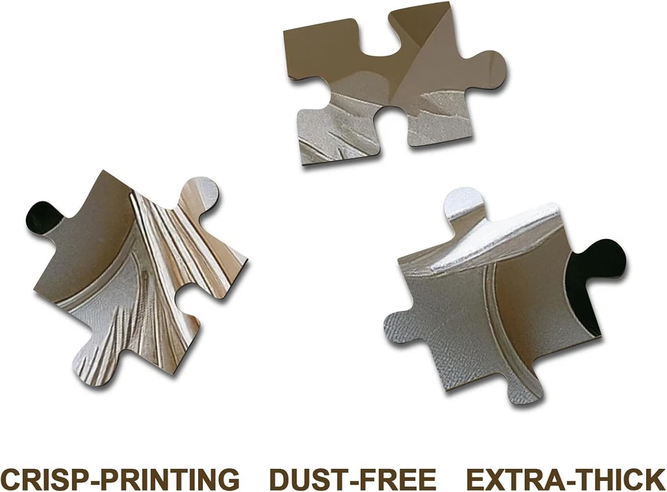 Rompecabezas de búho 3D corte de papel arte rompecabezas 1000 piezas para adultos, pájaro blanco... Foto 3 de 4