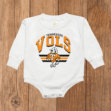 Retro Style Tennessee Vols Baby Bubble Romper